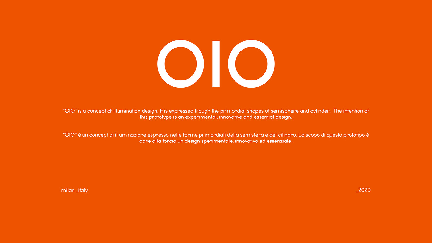 OIO，Flashlight，conceptual design，Lighting tools，