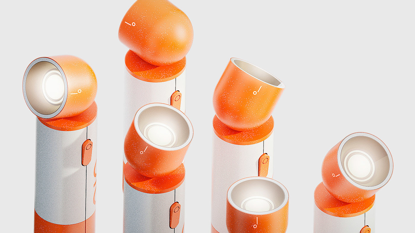 OIO，Flashlight，conceptual design，Lighting tools，