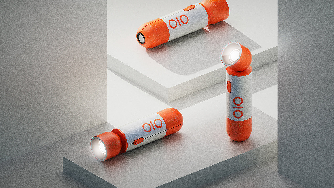 OIO，手电筒，概念设计，照明工具，