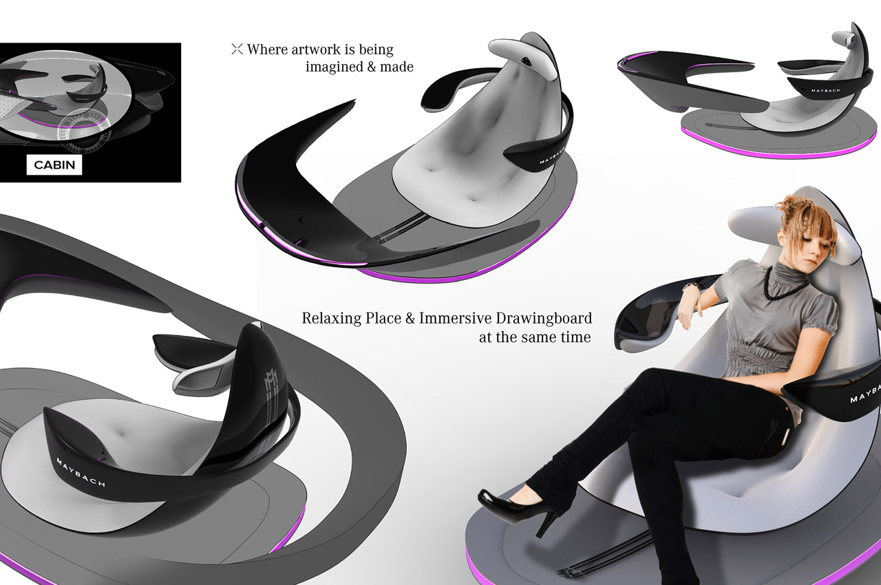 automobile，Sports car，conceptual design，Mercedes-Maybach，