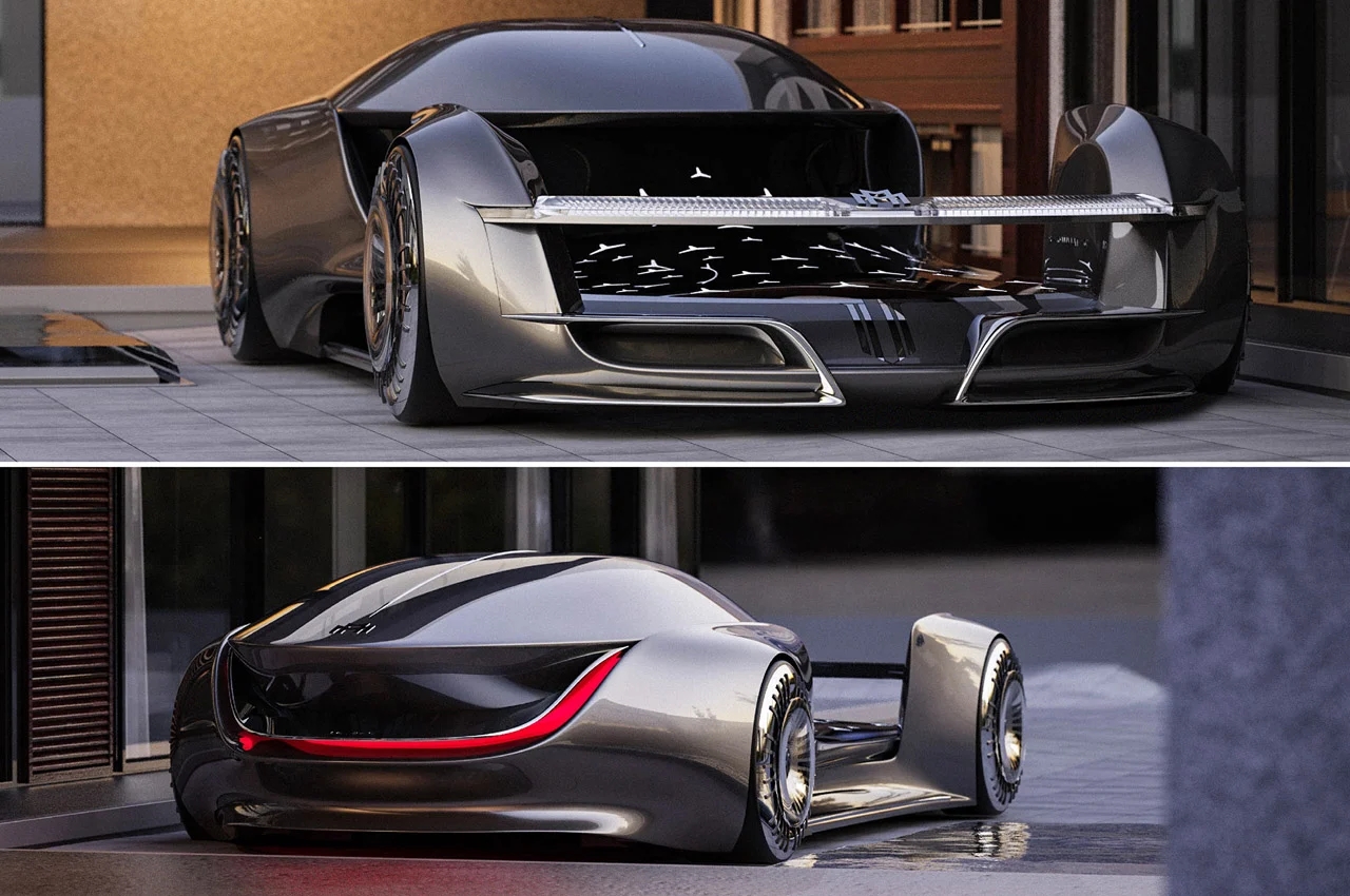 automobile，Sports car，conceptual design，Mercedes-Maybach，