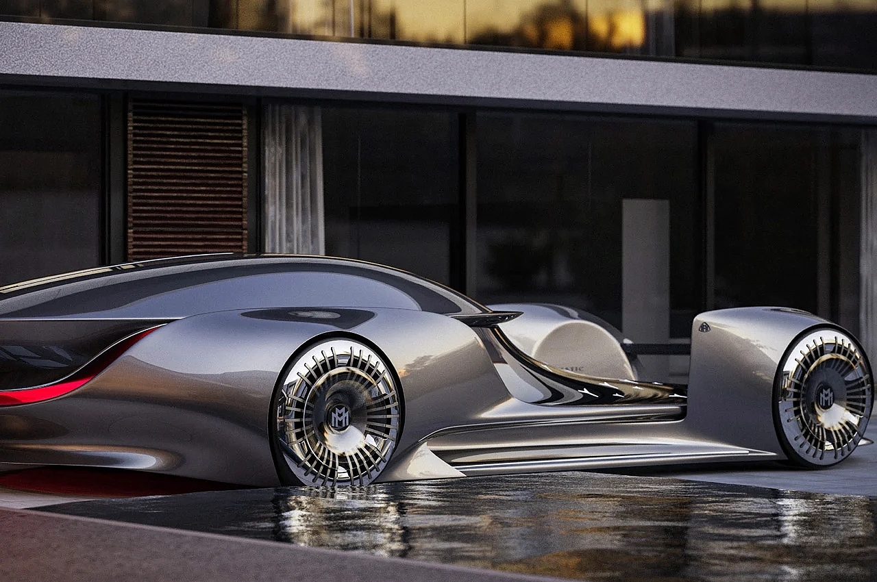 automobile，Sports car，conceptual design，Mercedes-Maybach，
