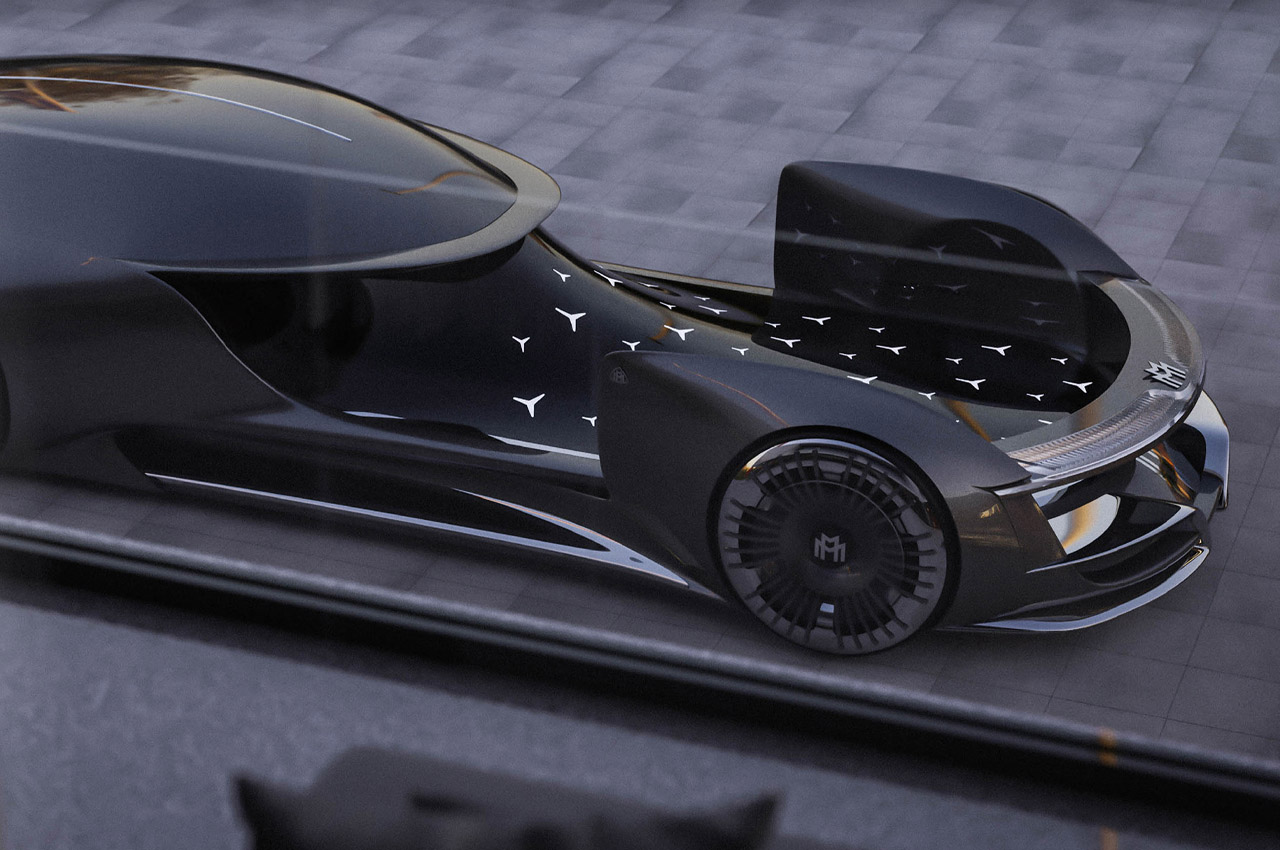 automobile，Sports car，conceptual design，Mercedes-Maybach，