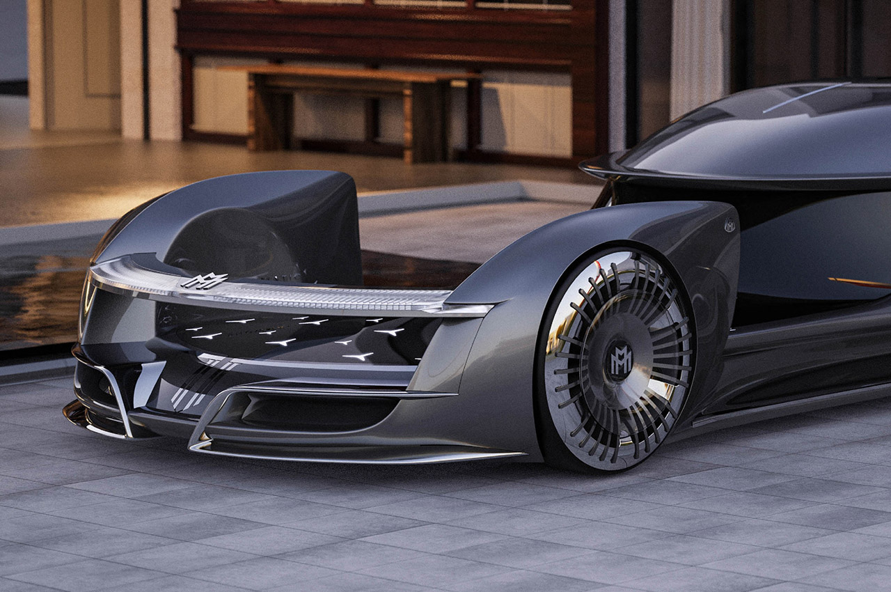 automobile，Sports car，conceptual design，Mercedes-Maybach，