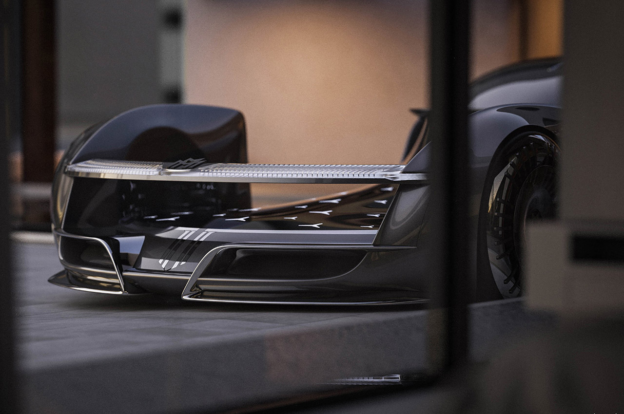 automobile，Sports car，conceptual design，Mercedes-Maybach，