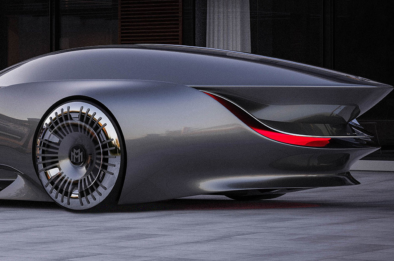 automobile，Sports car，conceptual design，Mercedes-Maybach，