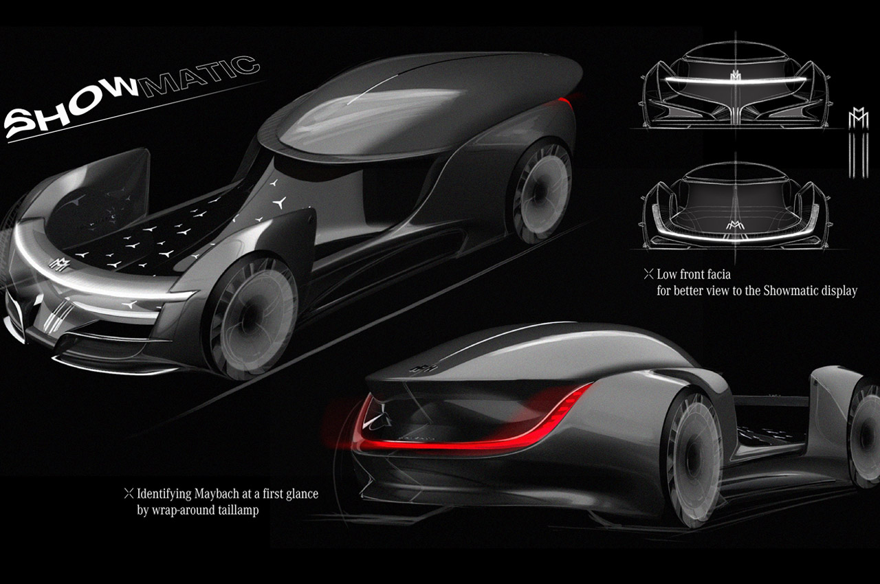 automobile，Sports car，conceptual design，Mercedes-Maybach，