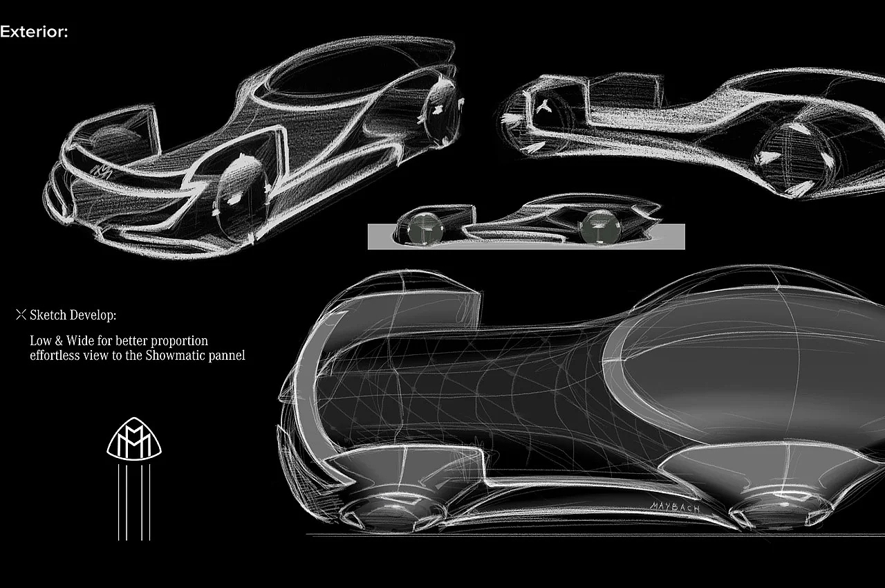 automobile，Sports car，conceptual design，Mercedes-Maybach，