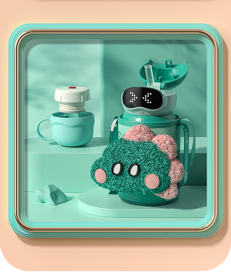 vacuum cup，Smart cup，Cartoon，Cool tide，
