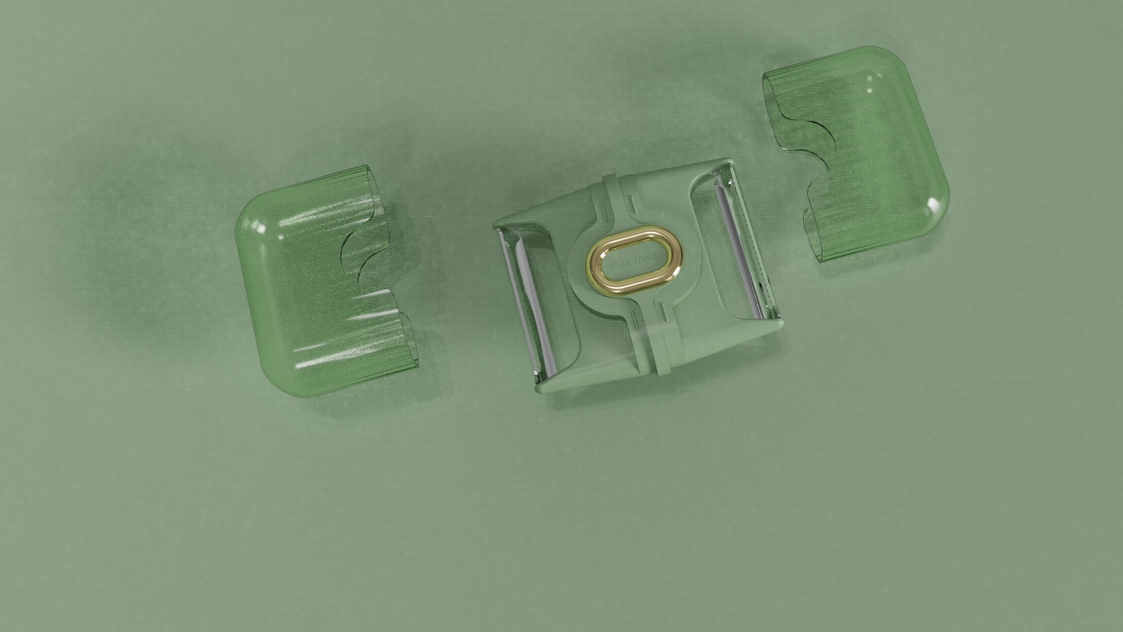 product design，Paring knife，Double-head design，Light luxury，