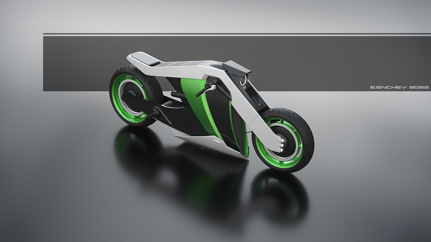 motorcycle，conceptual design，Futurism，racing，