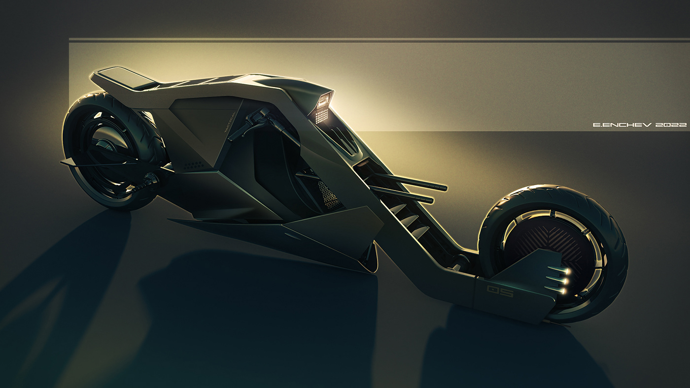 motorcycle，conceptual design，Futurism，racing，