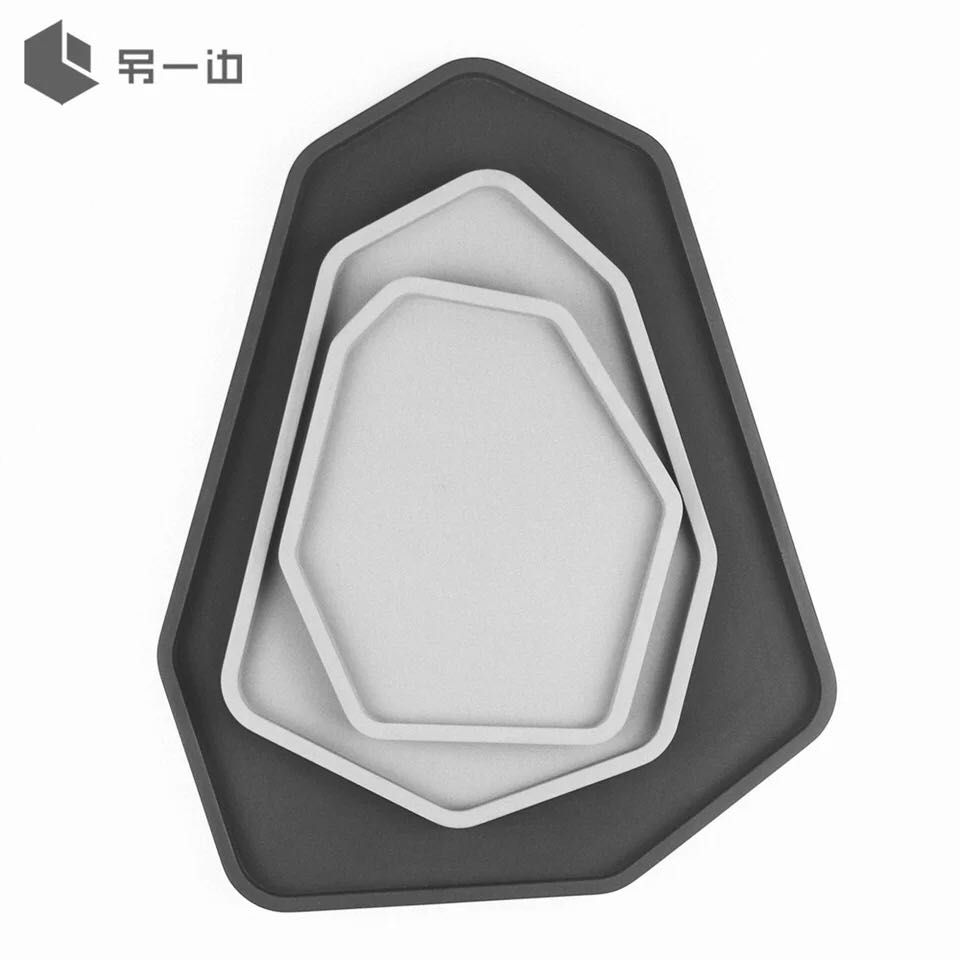Cement Fruit Tray Jewelry Storage cosmetic products storage tray，