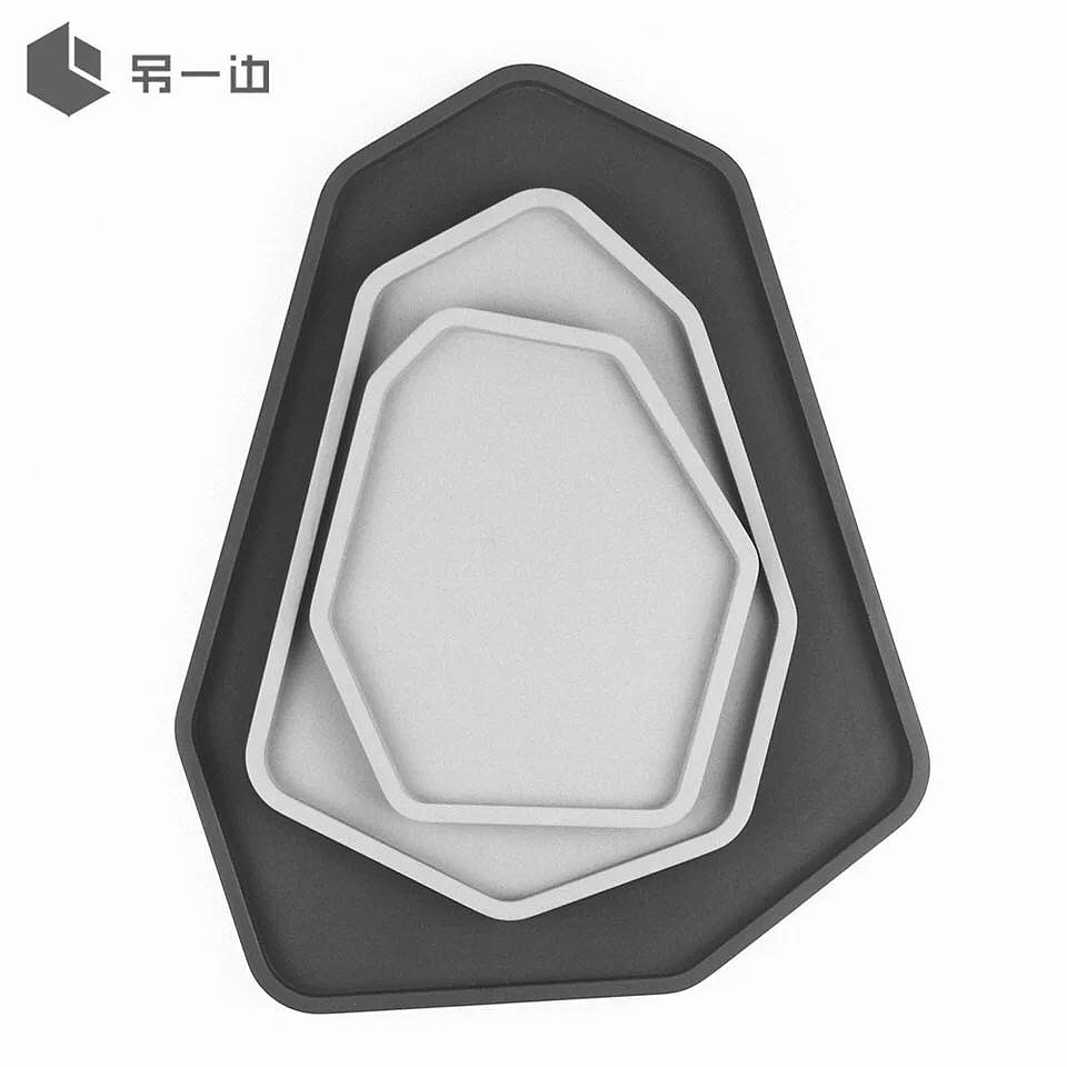 Cement Fruit Tray Jewelry Storage cosmetic products storage tray，