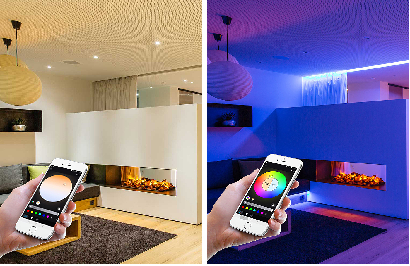 Intelligent lighting，Intelligent bulb，Home Furnishing lighting，Mobile remote control，