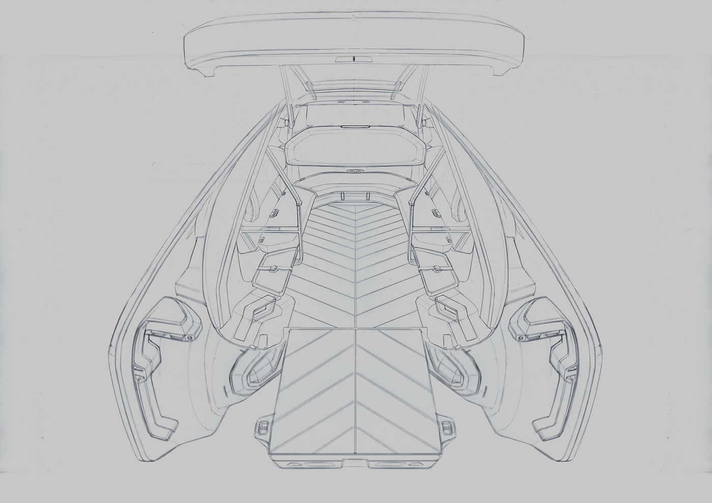 automobile，concept，future，Hand drawn，renault，