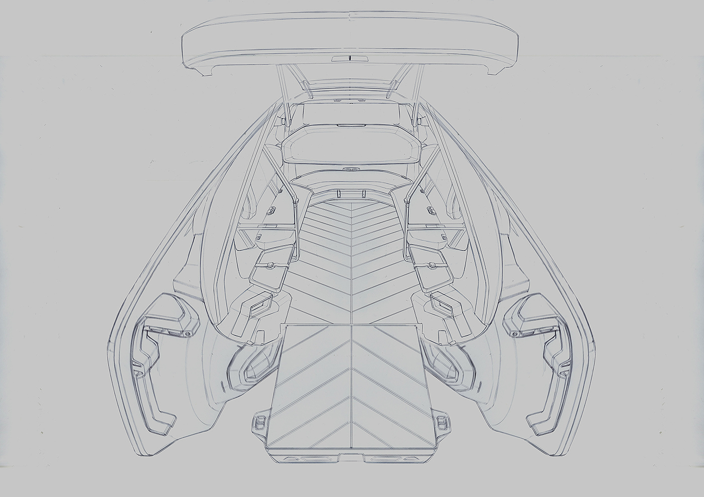 automobile，concept，future，Hand drawn，renault，