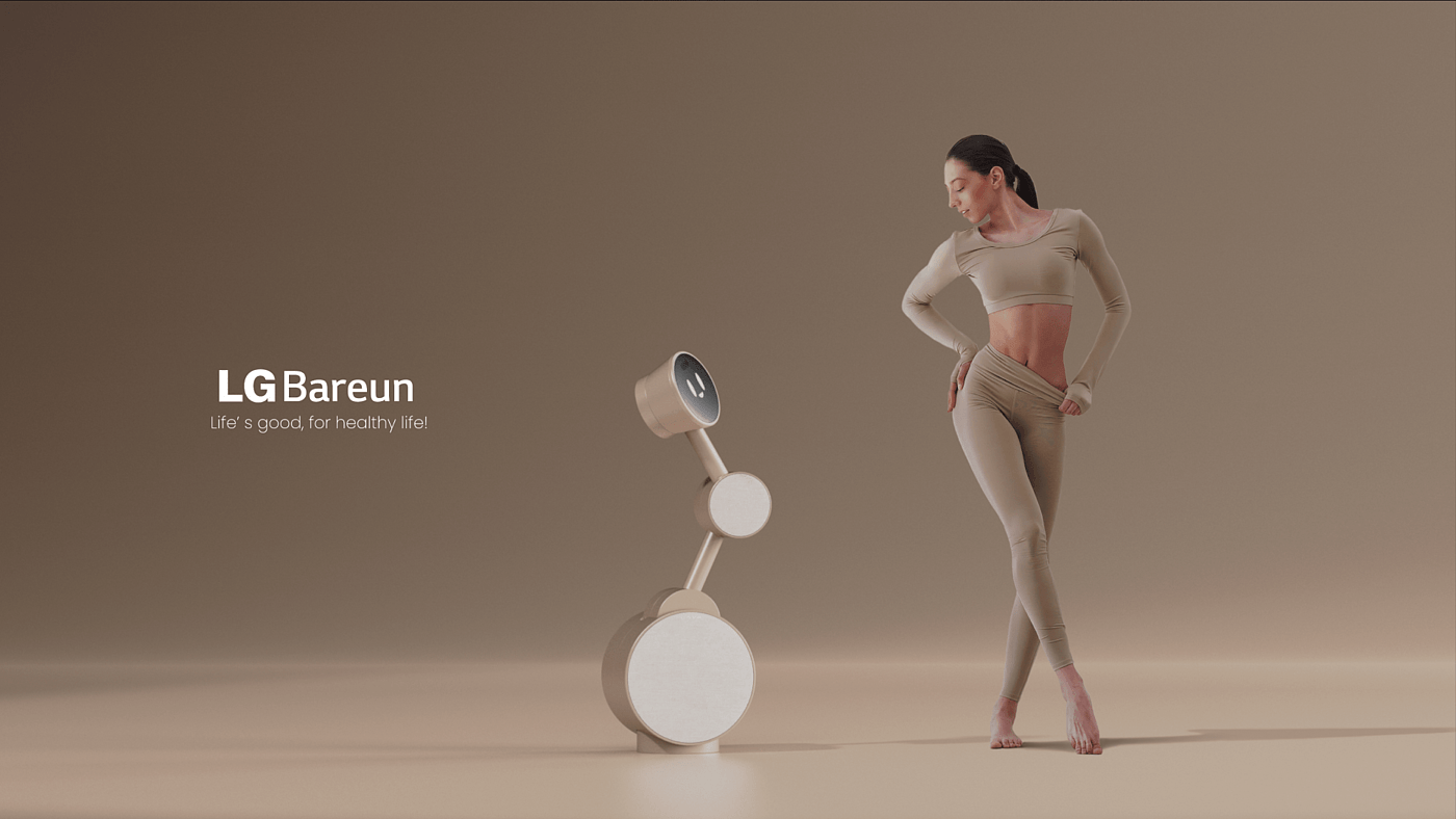 LG Bareun，瑜伽机器人，数码，智能，