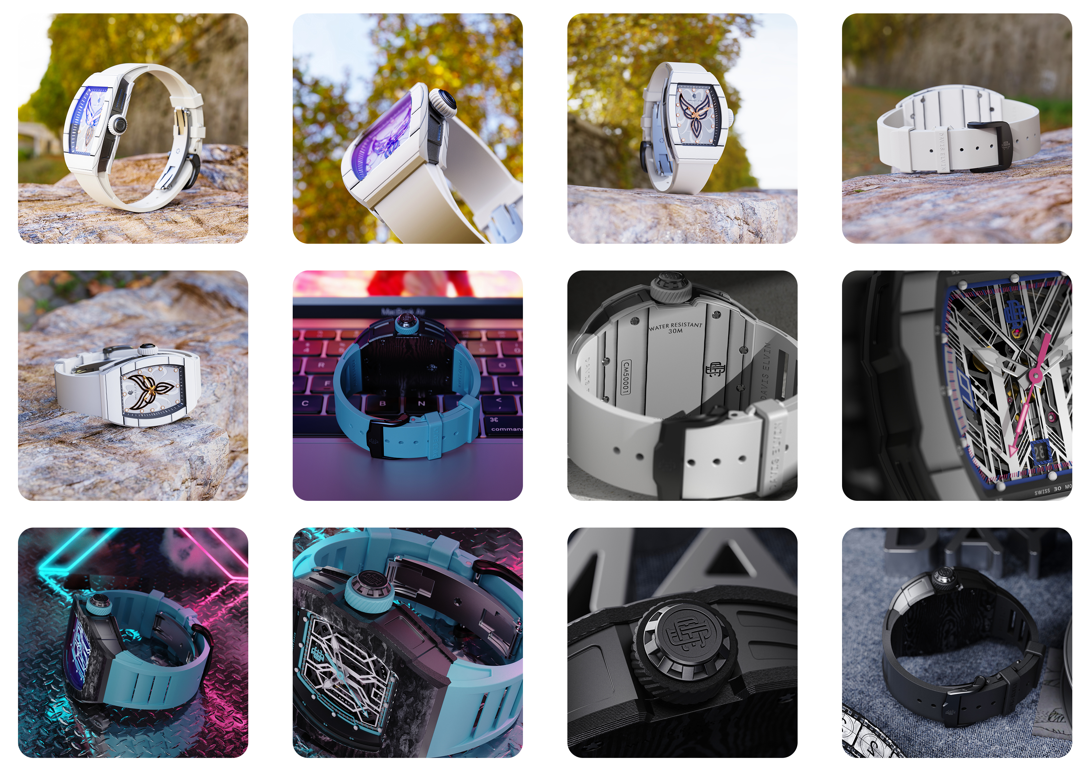 Mechanical watch，quartz watch，fashion，motion，warm，vitality，