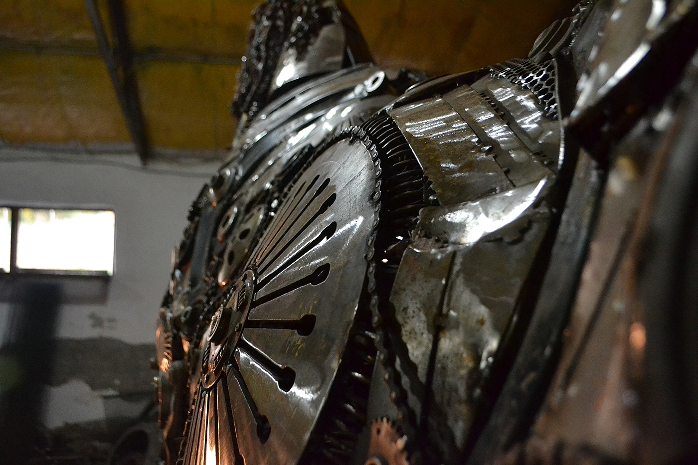 environment protection，Sculpture，waste，Metallic materials，