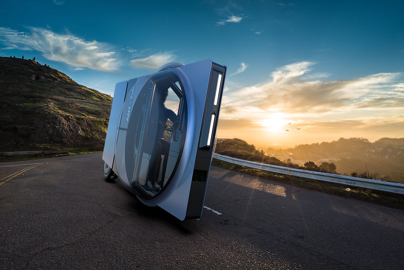 product design，Appearance design，Tricycle，Scooter，concept，future，