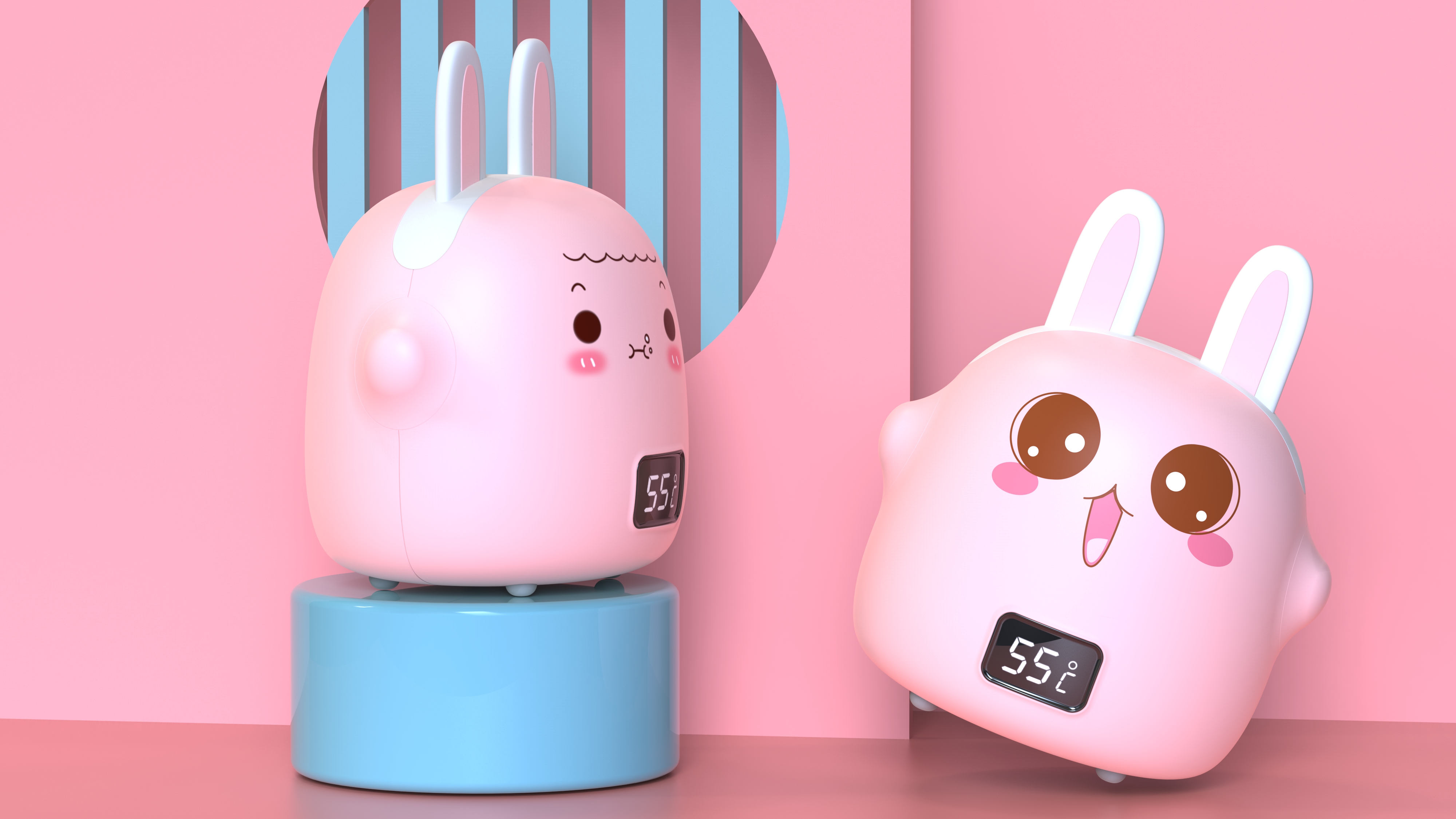 Hand warmers, exterior design, structural design，