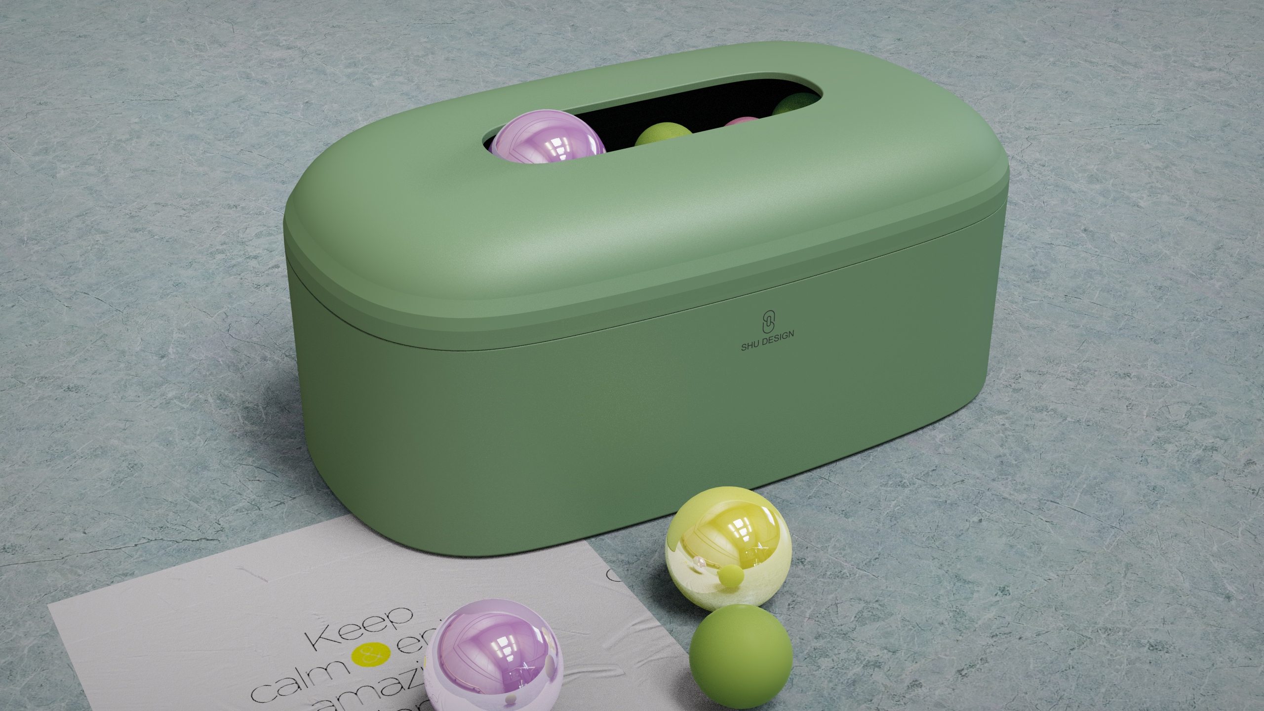 Body block, tissue box, modeling analysis, design process，