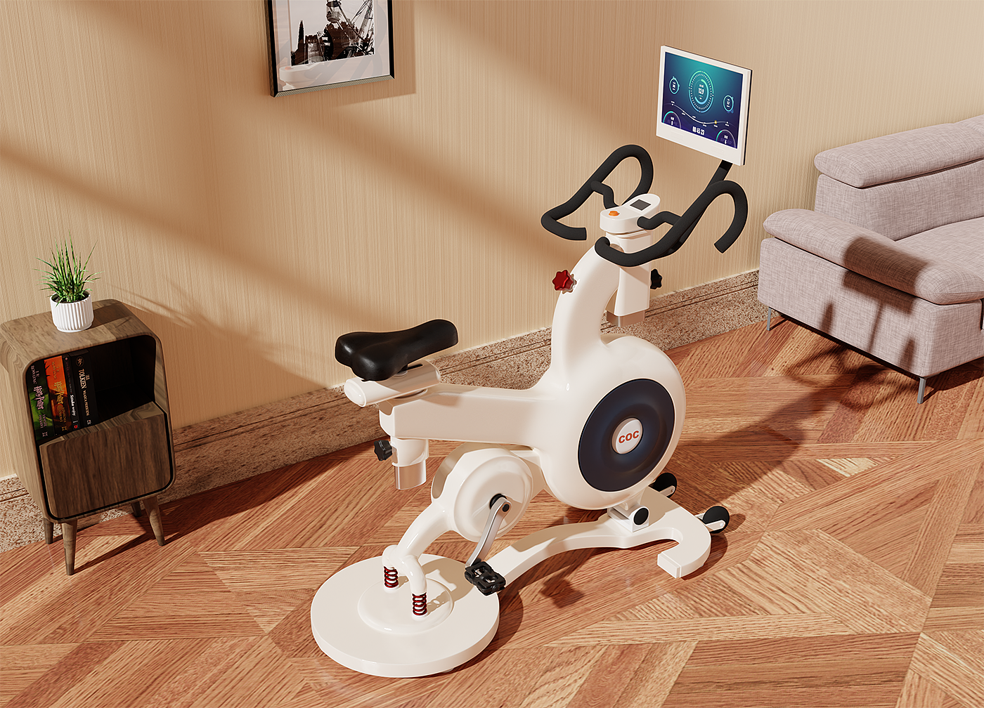 Spinning Bicycle · Fitness Equipment · Fitness Machine · Treadmill，Fitness equipment. Instruments，