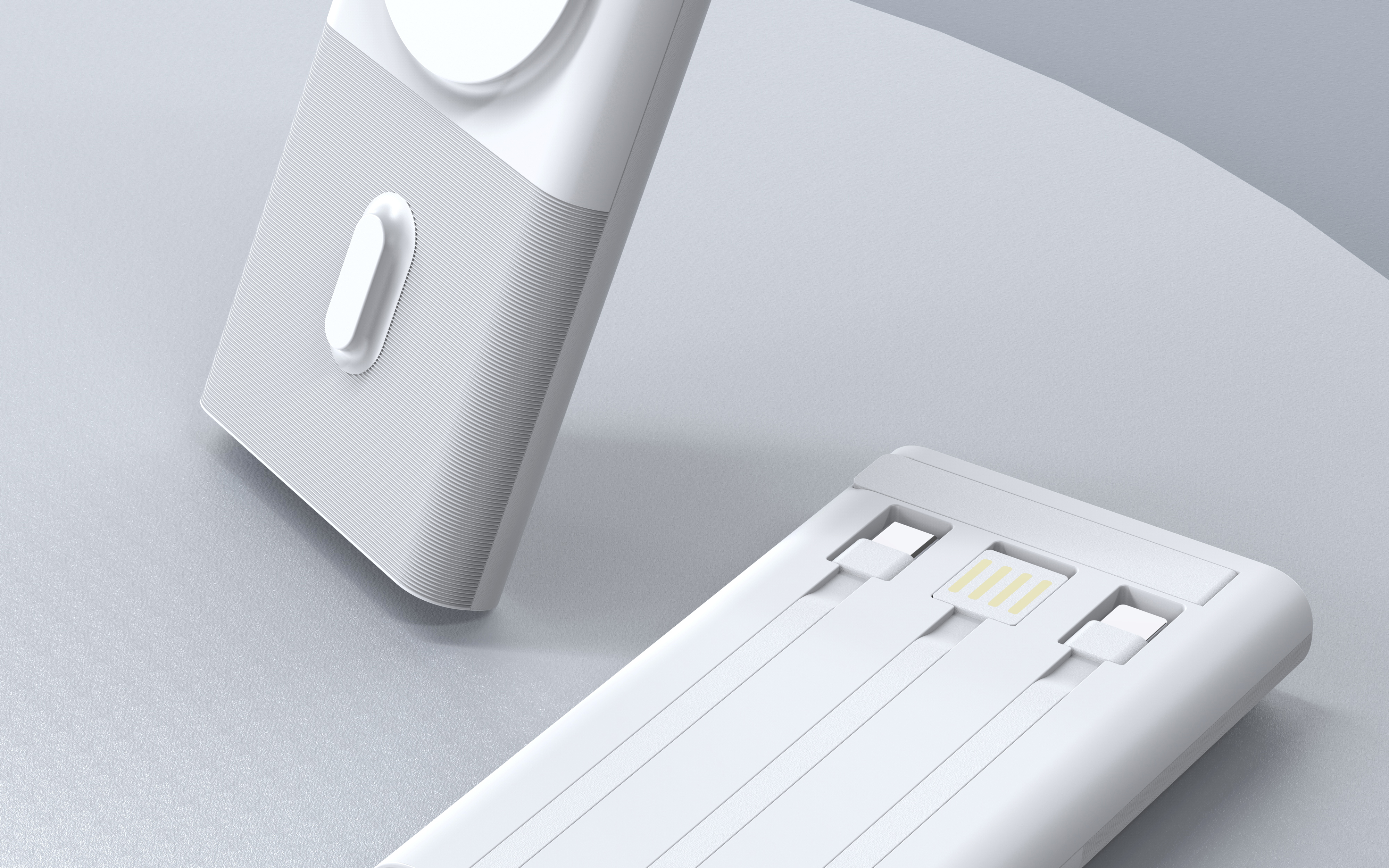 Magnetic charging treasure, appearance design, structural design，