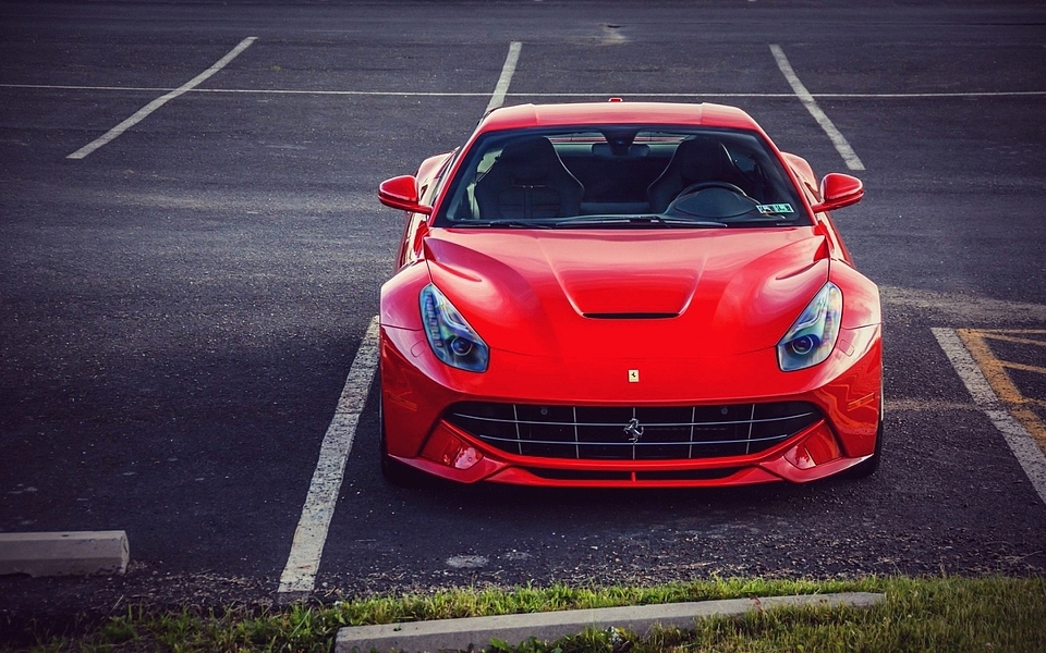 Sports car，Ferrari J50，2017 red dot，