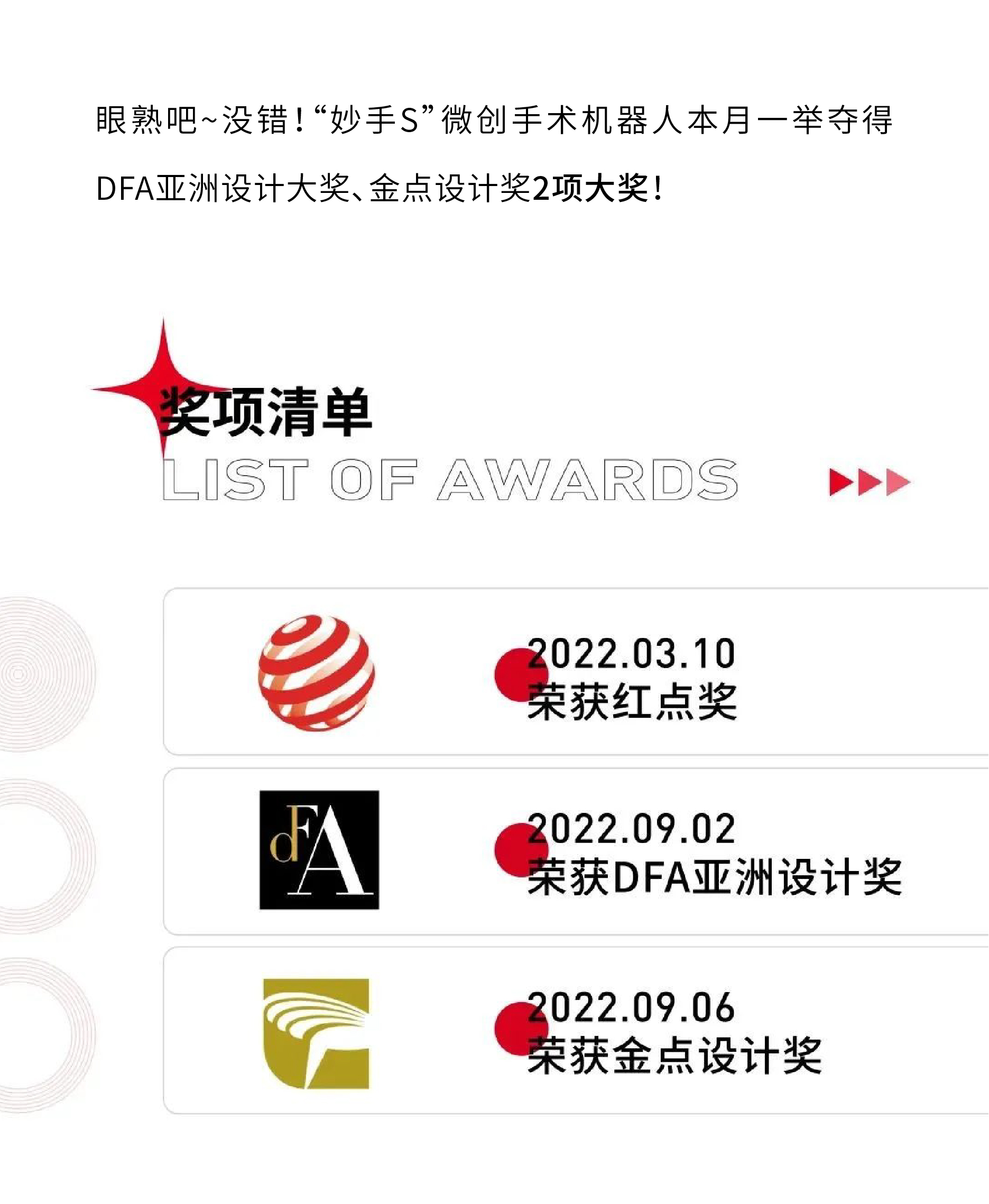 Design Award，DFA Asian Design Awards，Golden Point Design Award，Medical equipment，Good design look here，