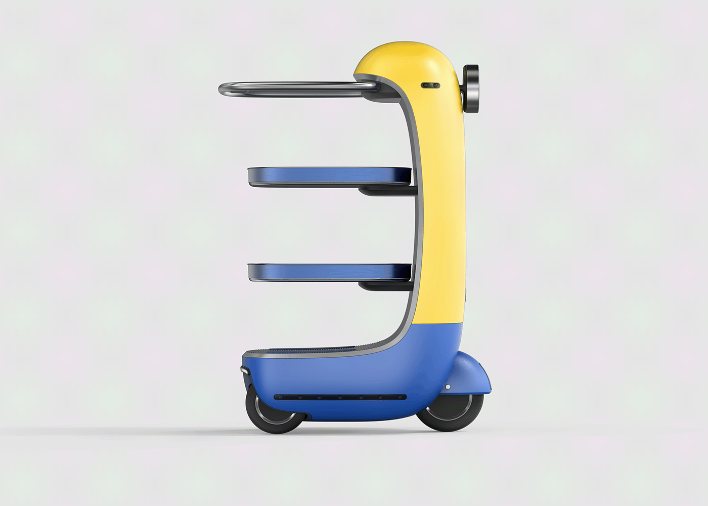 Food delivery car，Minions，product design，Appearance design，