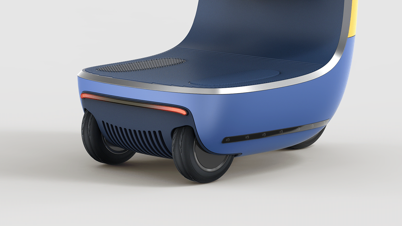 Food delivery car，Minions，product design，Appearance design，