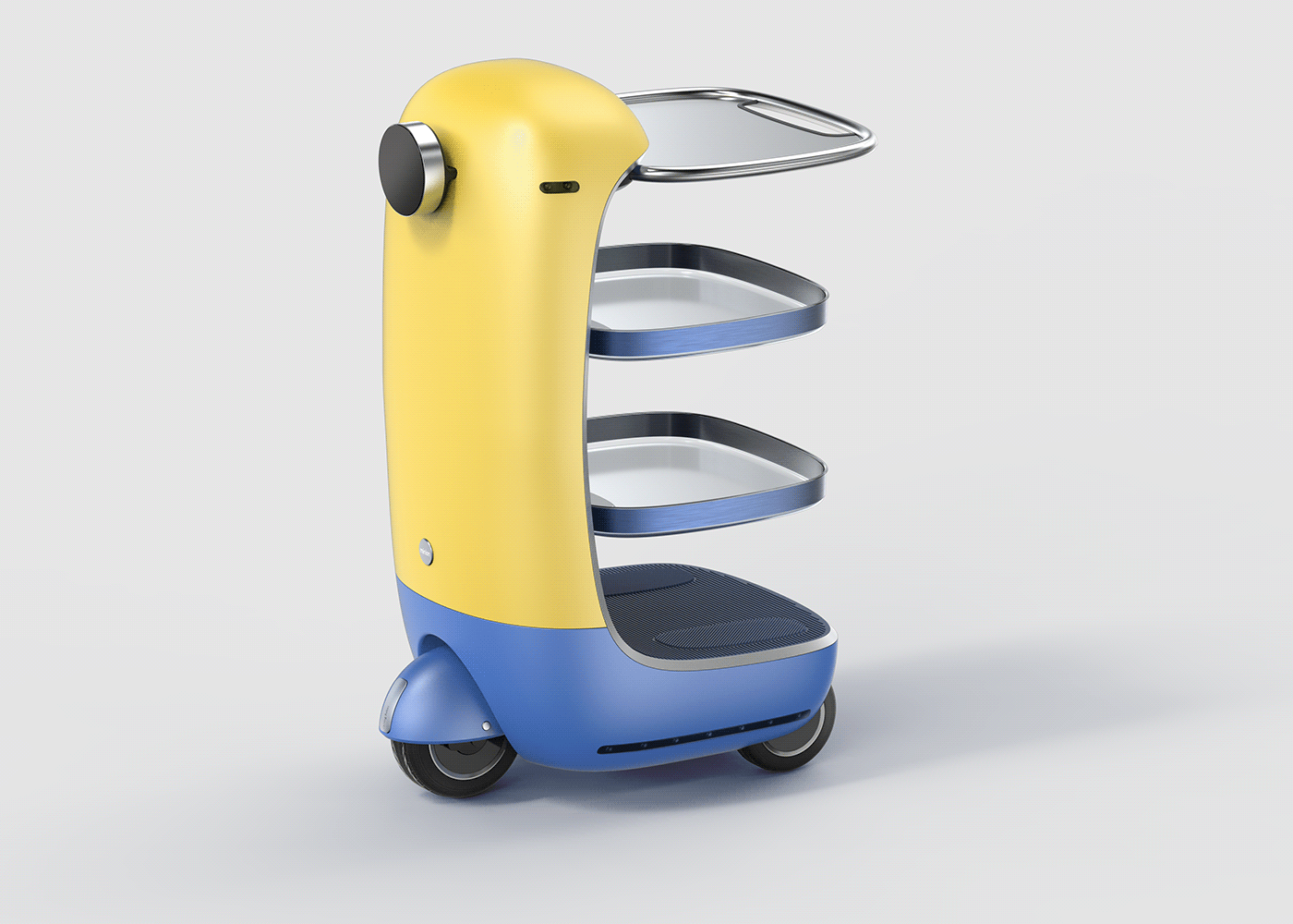 Food delivery car，Minions，product design，Appearance design，