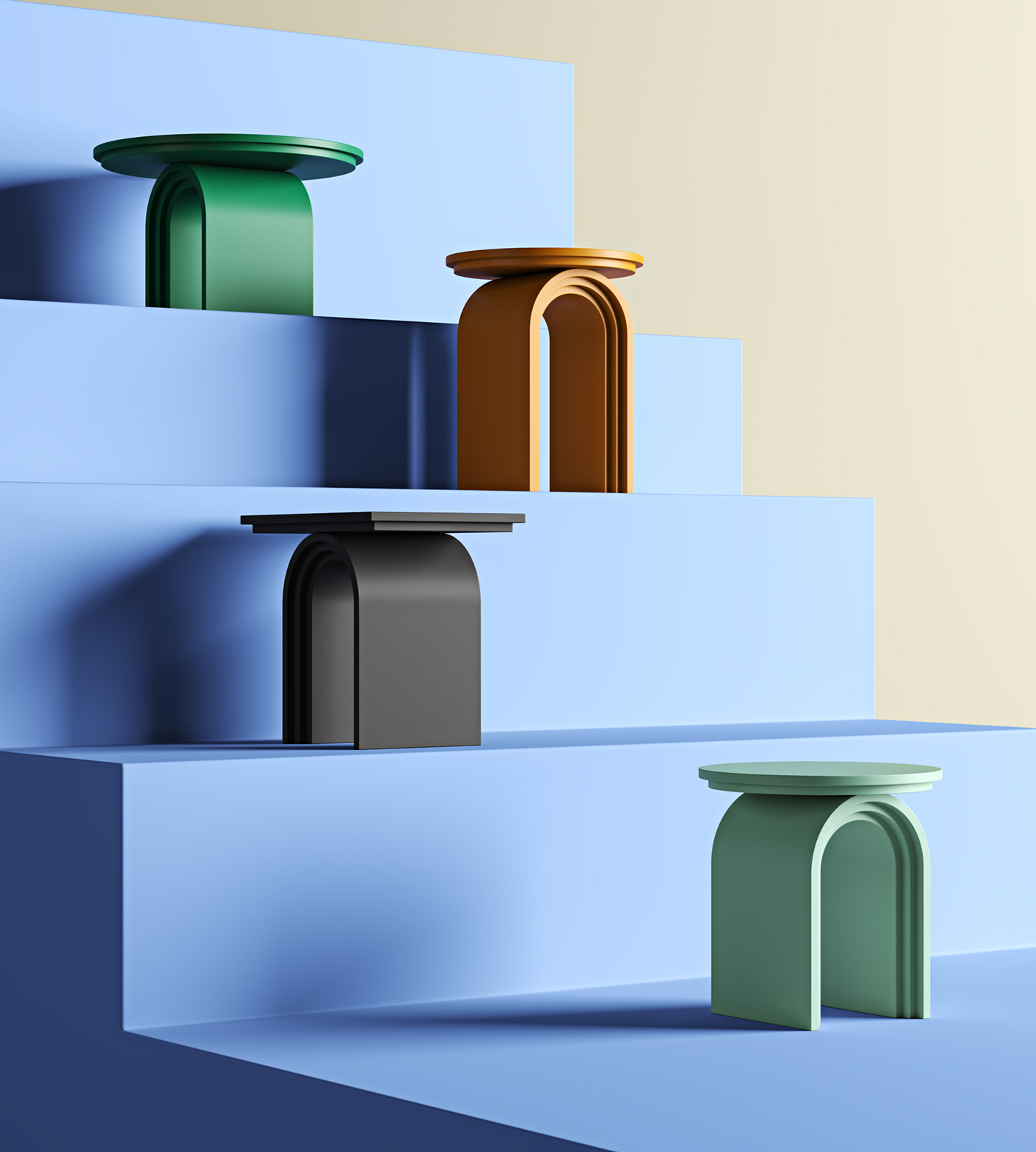 tea table，Simplicity，color，