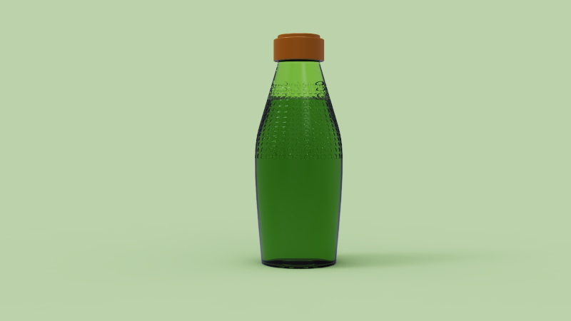 Modeling Foundation, Industrial Design, Design Expression, Rendering, Bottle，