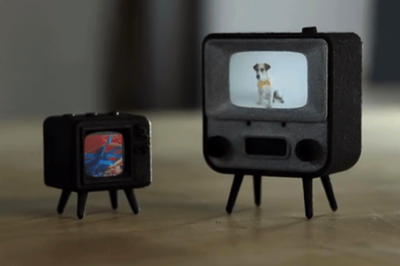 television，miniature，screen，
