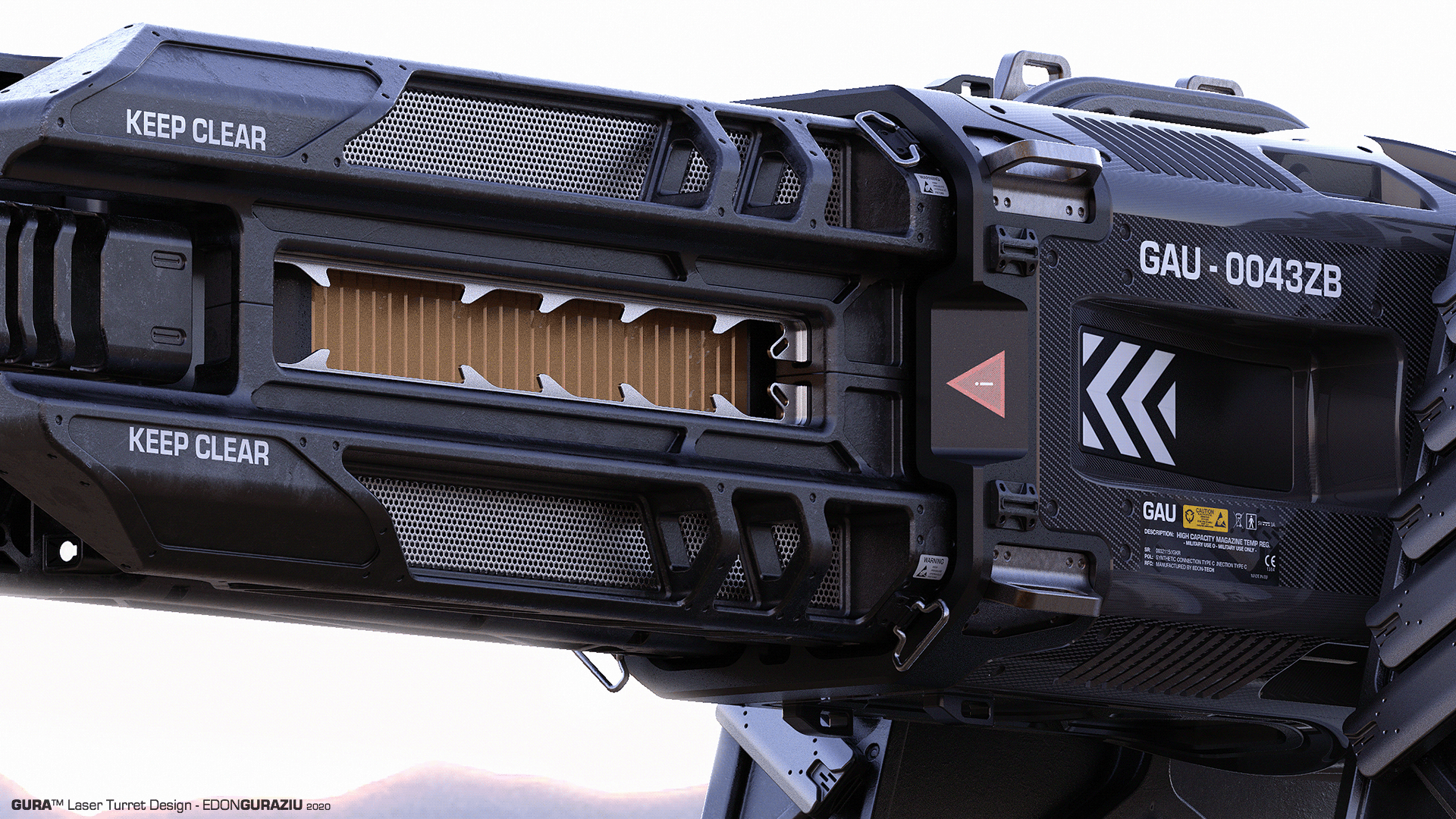 military，Laser cannon，3d，