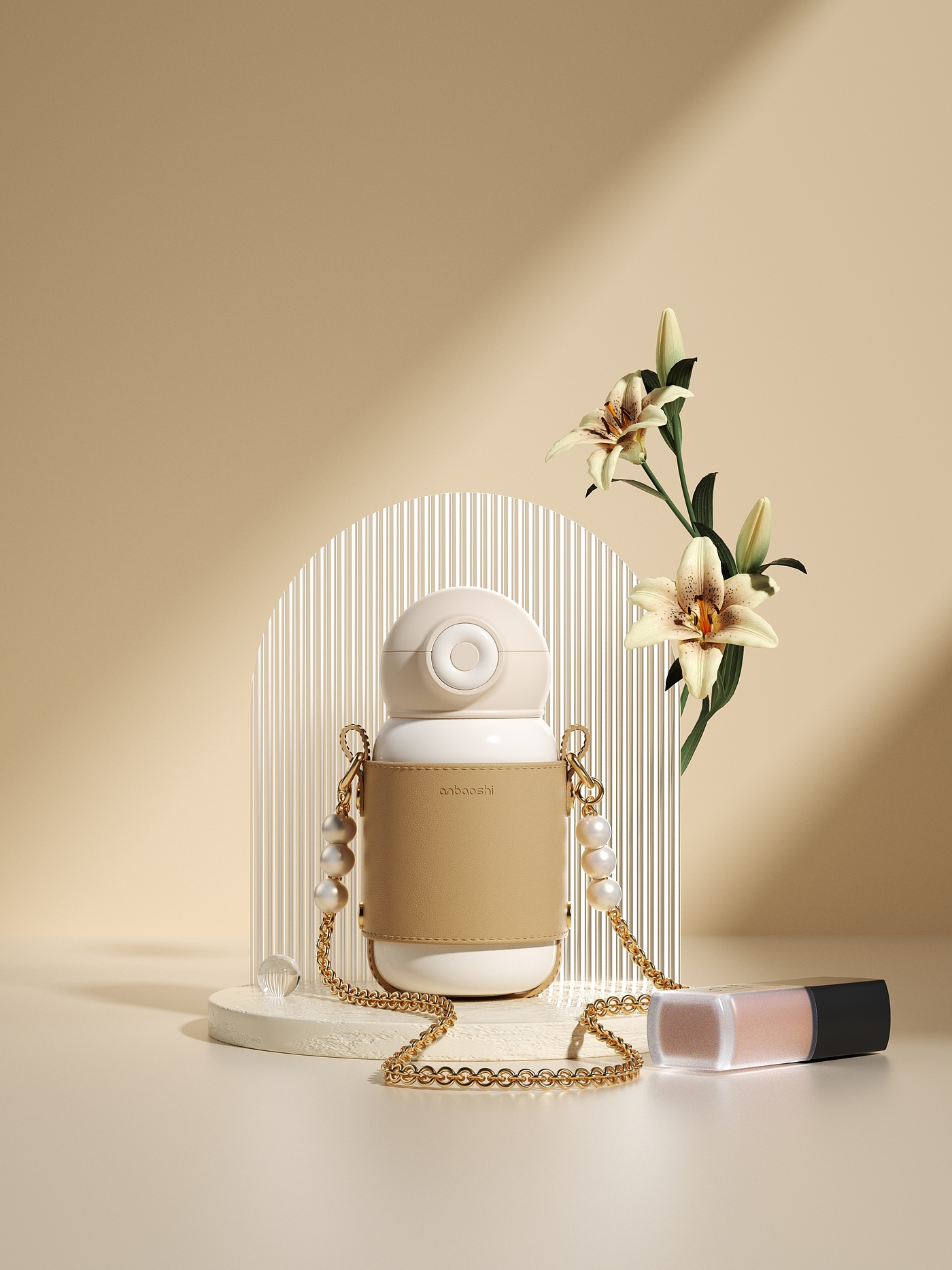 Fashion, thermos cup, winter, ladies，