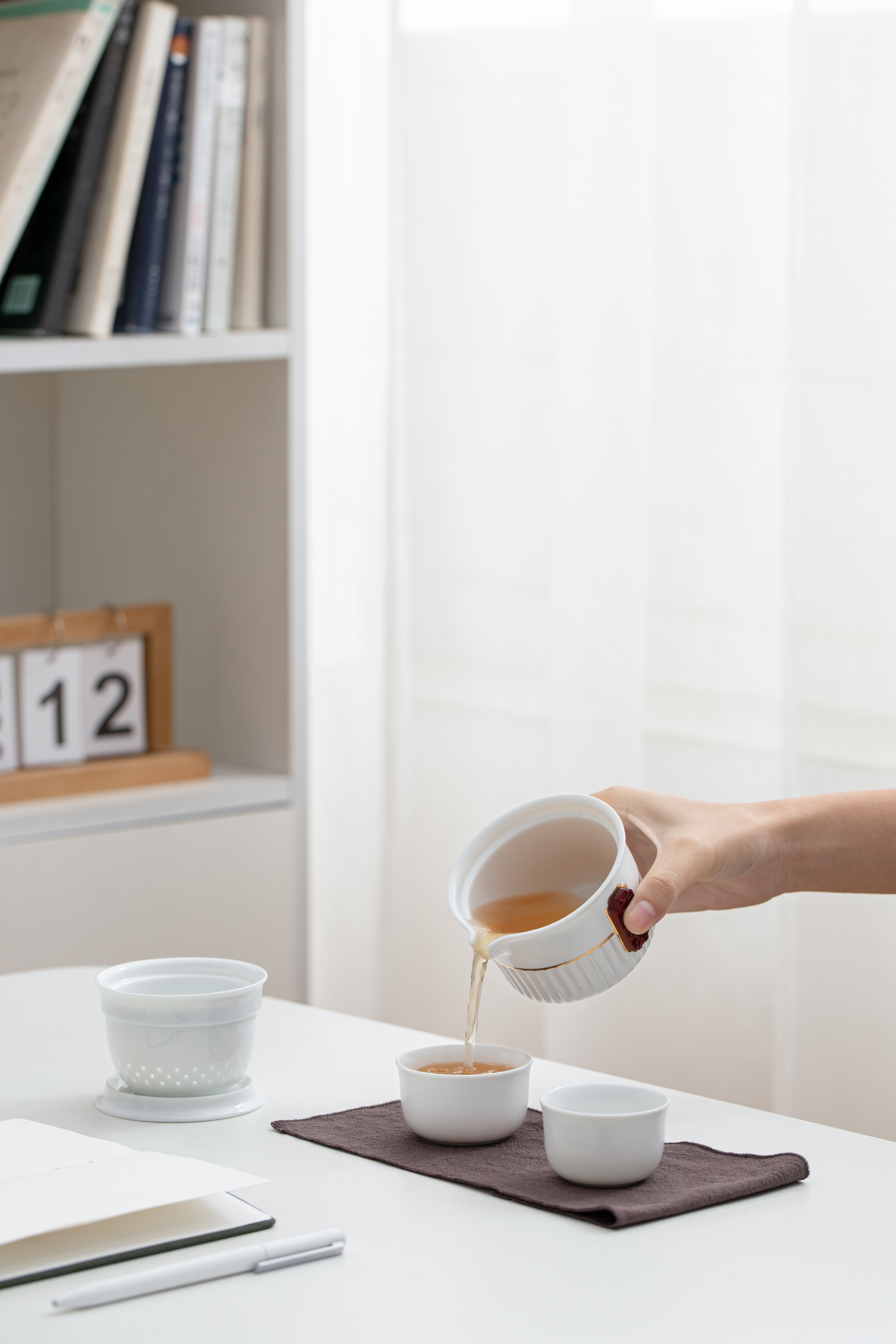 Cultural creation，tea set，Design，gift，National tide，court，