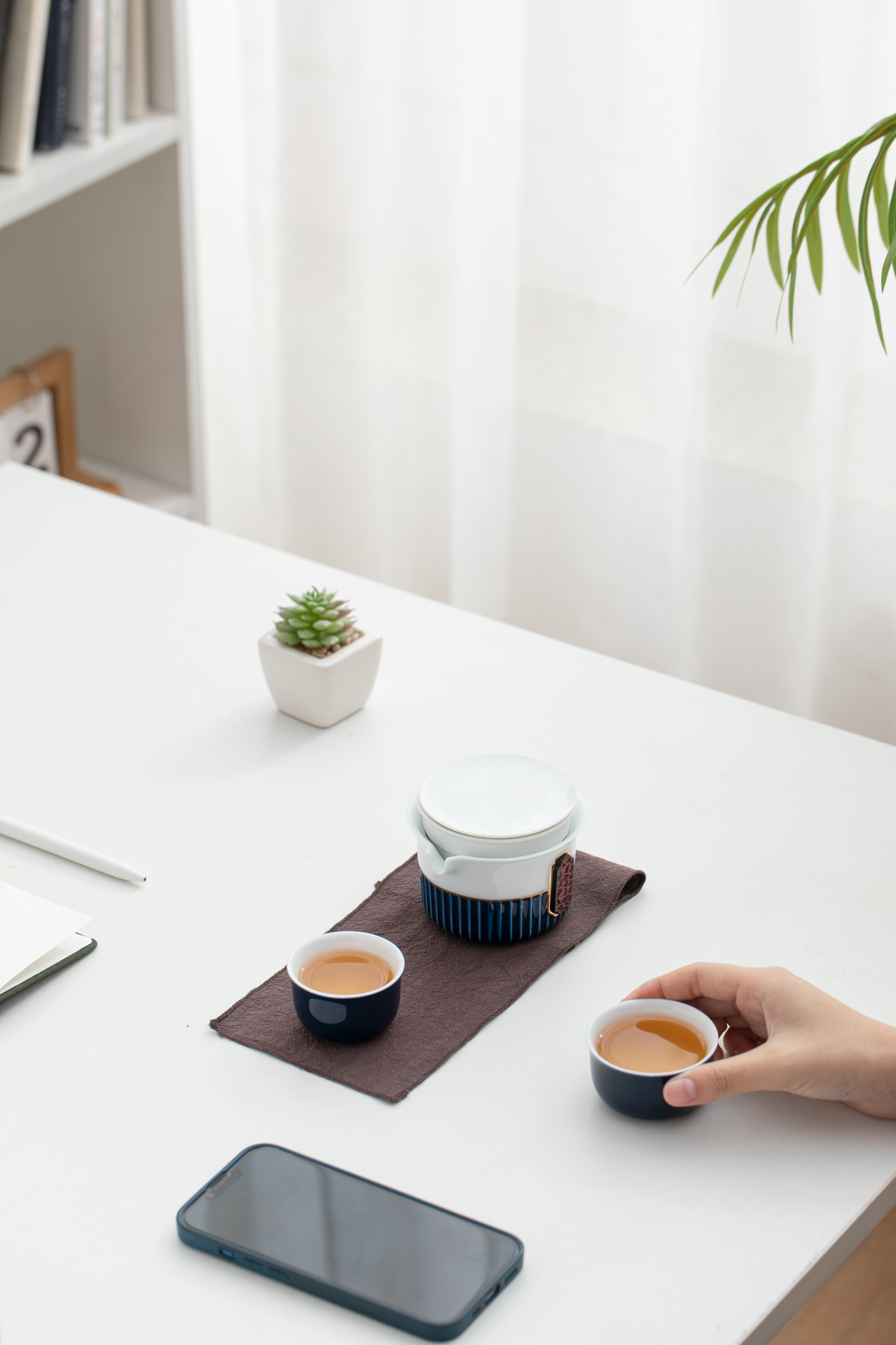 Cultural creation，tea set，Design，gift，National tide，court，