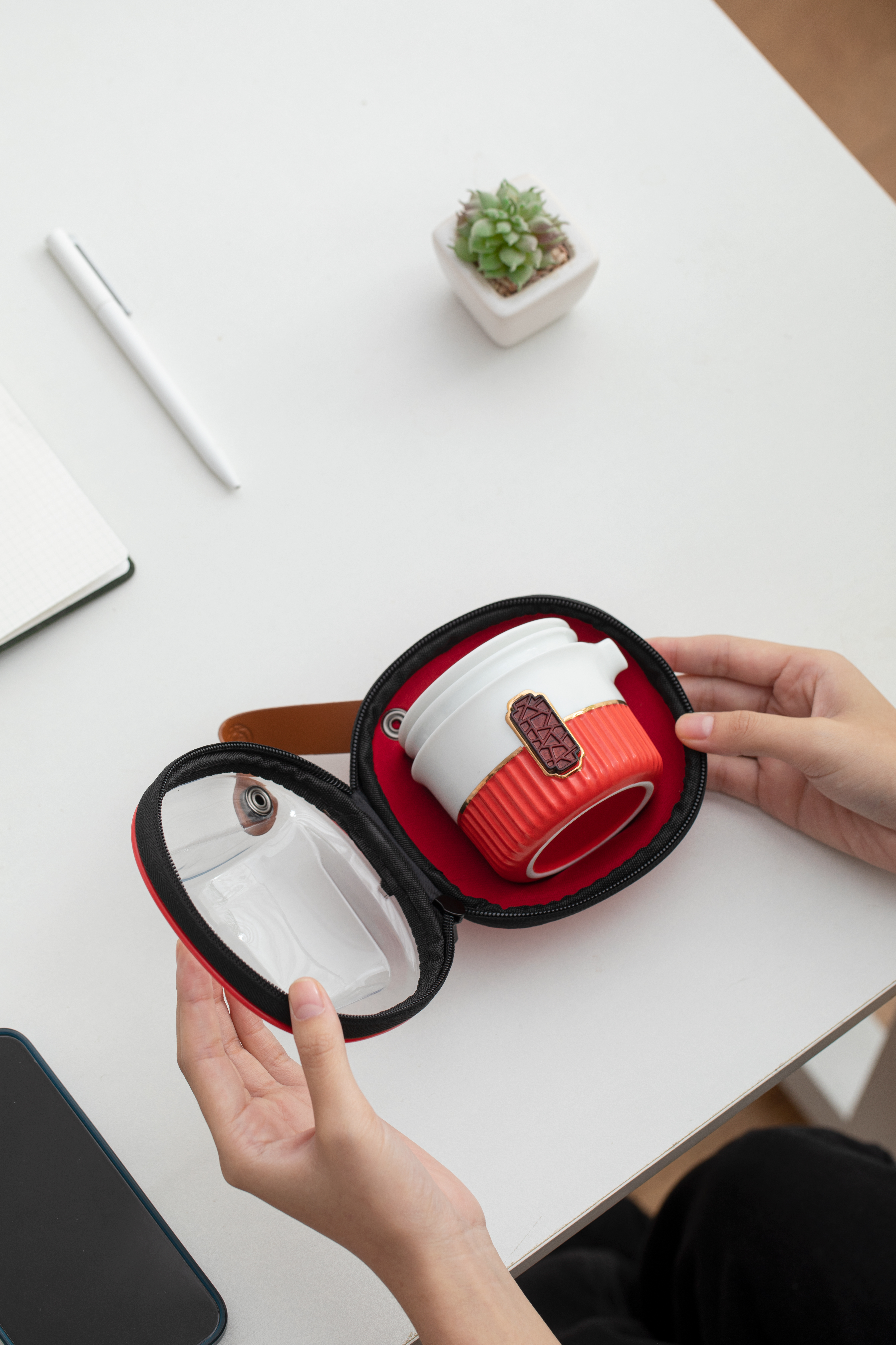 Cultural creation，tea set，Design，gift，National tide，court，