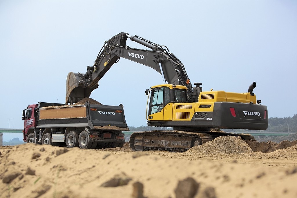 industrial design，heavy industry，Engineering equipment，Mechanics，excavating machinery，Forklift，engineering，Volvo，