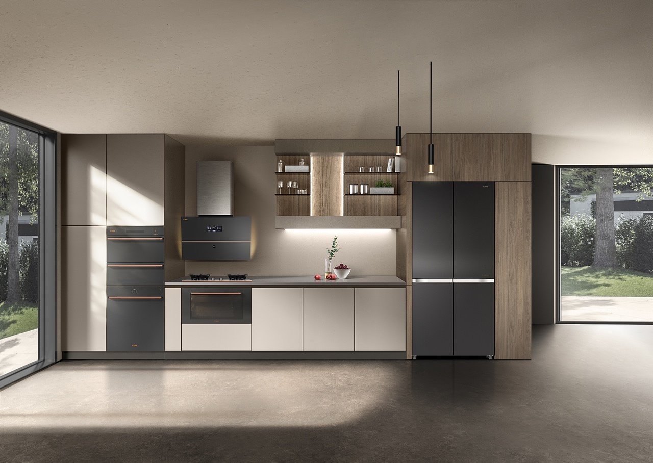 Fotile ，Red design，product design，Design of range hood，articles for daily use，Original works，CMF design，