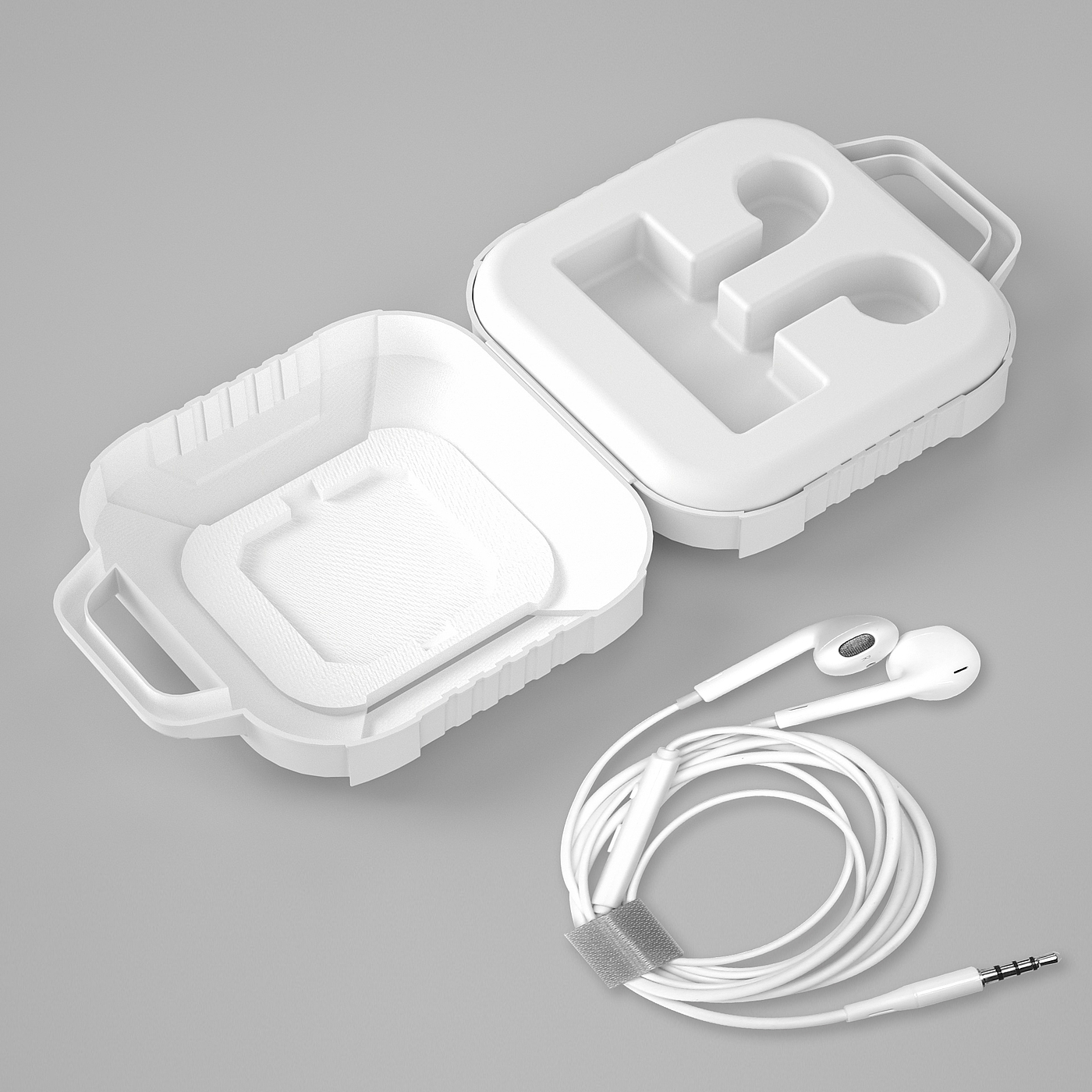 Earphone packaging，3C Packaging Design，