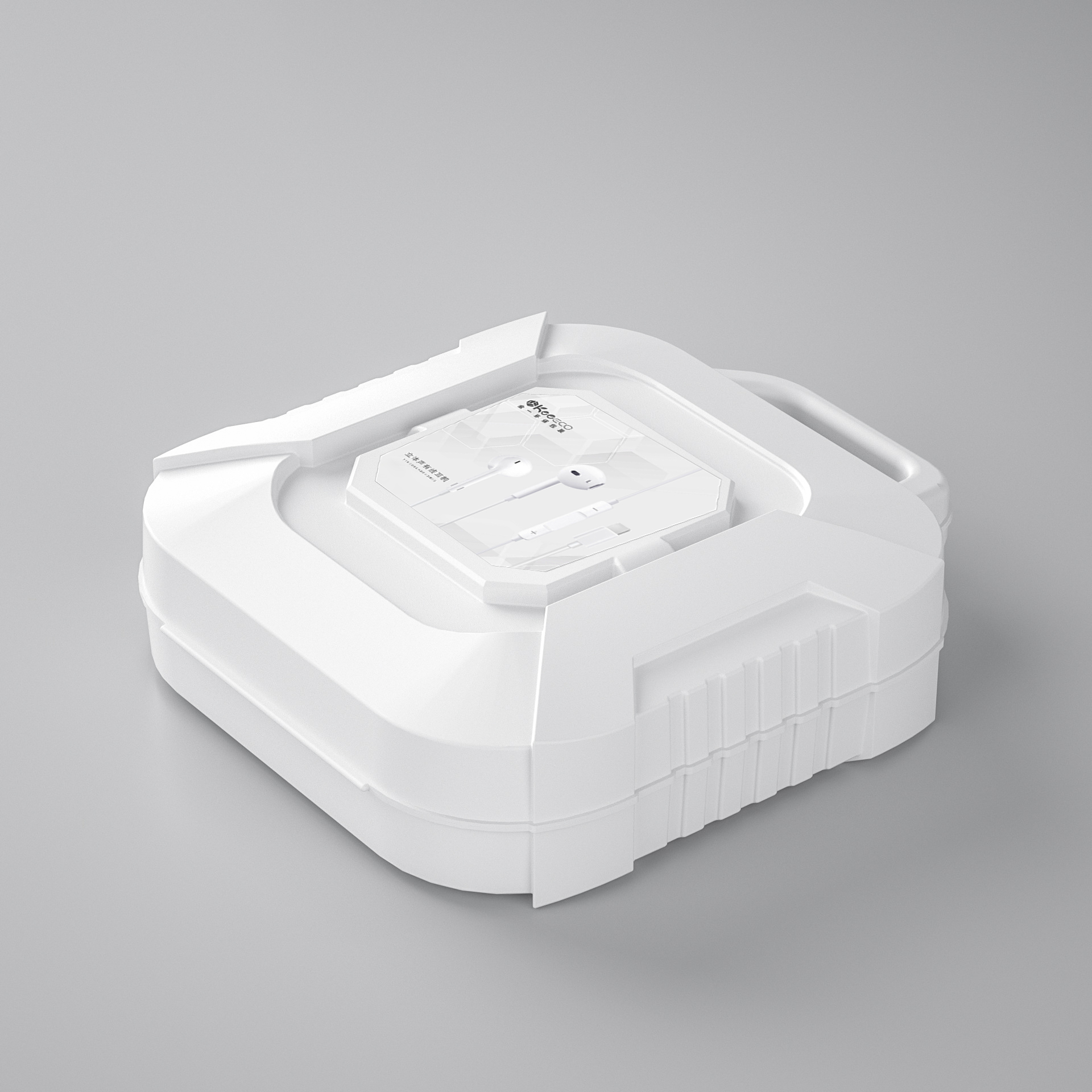 Earphone packaging，3C Packaging Design，