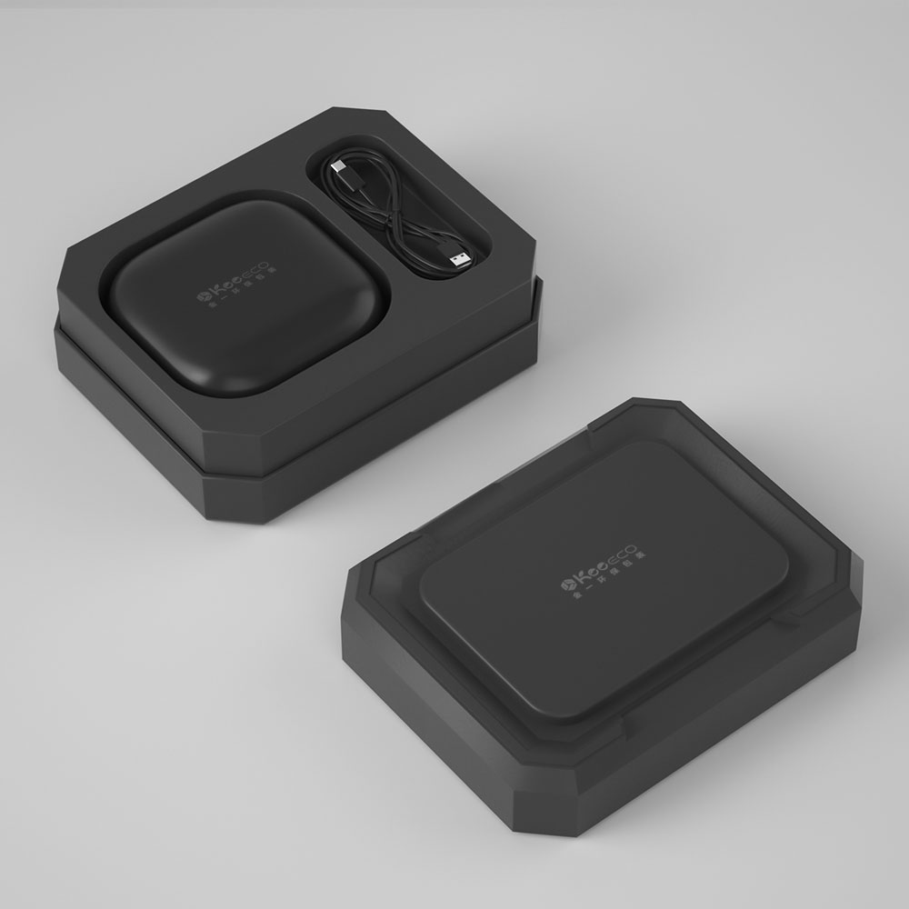 Earphone packaging，Paper-plastic packaging design，Class 3C packaging，3c，Sense of science and technology，