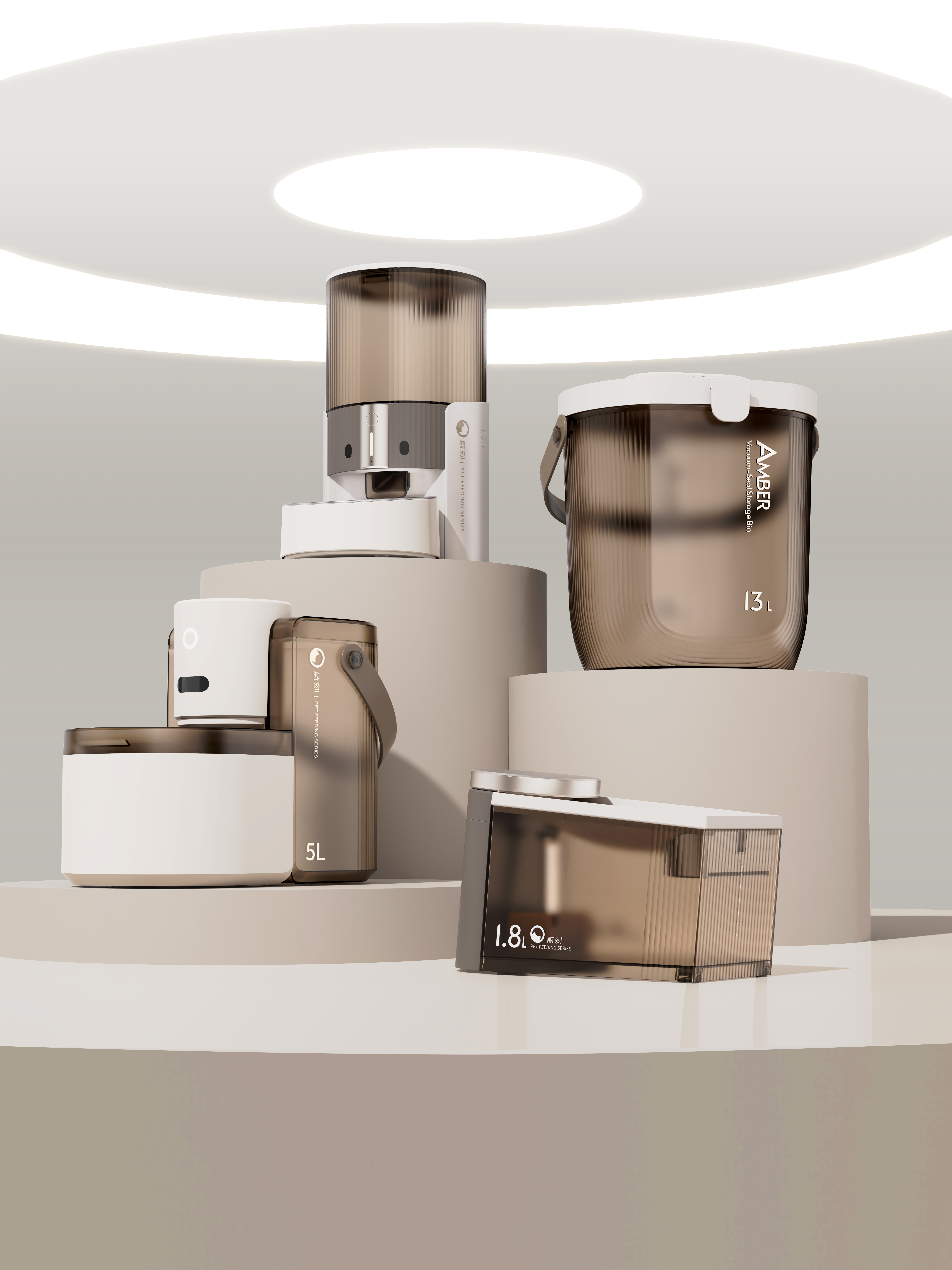 Pets，Smart appliances，Kitty，Dog，Feeder，Water dispenser，Grain storage barrel，Eat, drink and scatter，