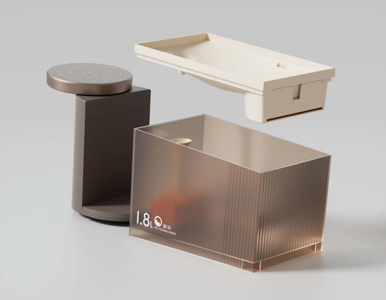 Pets，Smart appliances，Kitty，Dog，Feeder，Water dispenser，Grain storage barrel，Eat, drink and scatter，