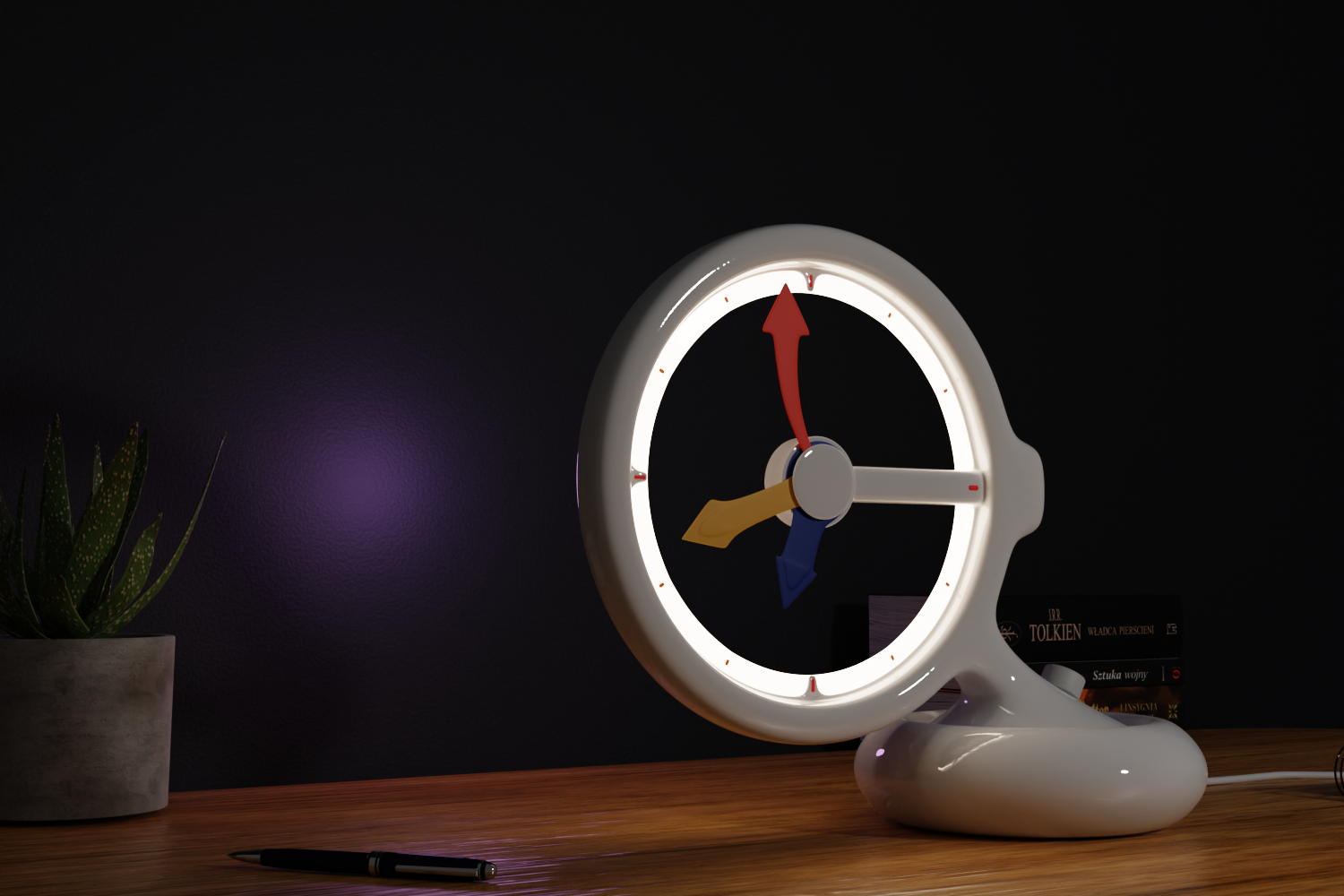 Clock，Night light，decorate，leisure time，lamps and lanterns，lighting，Simplicity，Desk lamp，